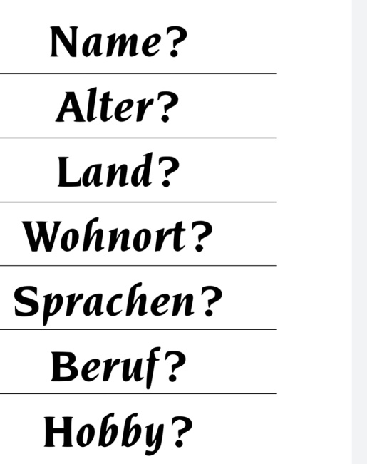 Goethe A1 Exam Do You Get Random Questions From Your Examiner R German